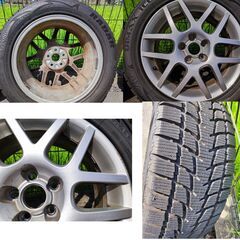 12/26まで　スタッドレスタイヤ 205/55R16　タイヤ＋ホイール４本セット　
