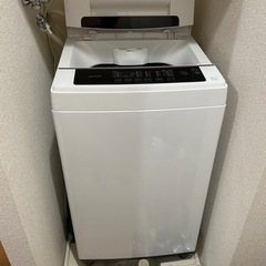 【取引決定済み】2021年10月購入 単身用 6kg 洗濯機