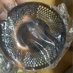 純銅製　枝梅　盛皿　茶托　セット(未使用品)