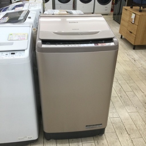 【✨ビートウォッシュ❗️予約機能❗️エアジェット❗️自動おそうじ❗️ナイアガラ❗️✨】定価¥189,800 HITACHI/ヒタチ 10㎏洗濯機 BW-V100B 2018年製