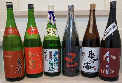 【日本酒 一升瓶6本セット】越乃景虎・五橋(five)・亀の海・初亀・苗加屋・今西