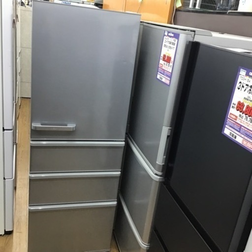 #C-3【ご来店頂ける方限定】AQUAの4ドア冷凍冷蔵庫です