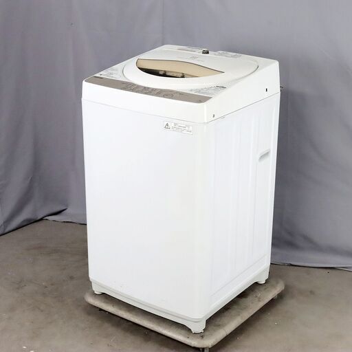 中古 全自動洗濯機 縦型 5kg 訳あり特価 東芝 AW-5G3-W 節水 EL6360 − 京都府