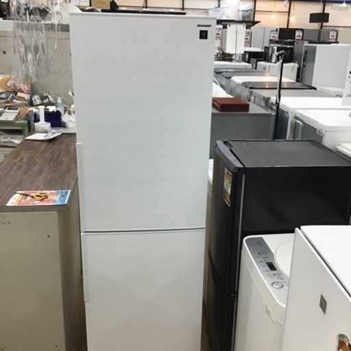 #L-86【ご来店頂ける方限定】SHARPの2ドア冷凍冷蔵庫です