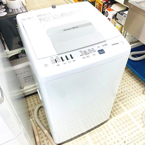 9/18【ジモティ特別価格】日立/HITACHI 洗濯機 NW-R705 2019年製 7キロ