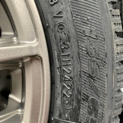 新品】155/65R14 新品アルミ&新品TOYOスタッドレスタイヤ4本セット