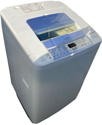 洗濯機 7㎏ 日立 HITACHI BW-7JV 2008年製 家電  一人暮らし