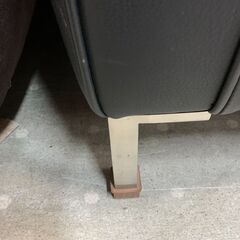 ◎アイラーセン　3Pレザーソファー　デンマーク北欧家具　ブラック　使用感あり◎