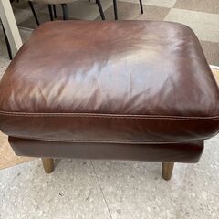 🤎モデルルーム展示品!! unico(ユニコ) オットマン付き3Pソファ 🤍定価￥247,500🤍 本革使用!! 🤎