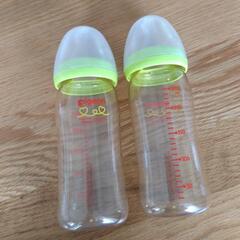 哺乳瓶２個セット　Pigeon　ピジョン　母乳実感　プラスチック...