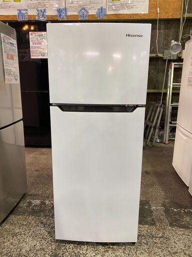 愛品館市原店】Hisence 2021年製 120L 2ドア冷蔵庫 HR-B12C【愛市