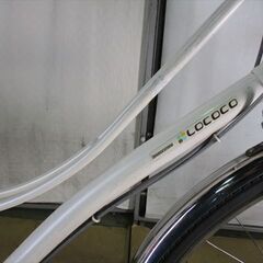 C415　限定特価　整備済み★ブリヂストン　ロココロイヤル★ 中古自転車 【27インチ　白 】