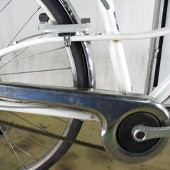 C415　限定特価　整備済み★ブリヂストン　ロココロイヤル★ 中古自転車 【27インチ　白 】