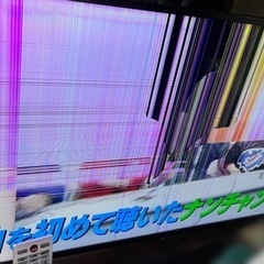 壊れたテレビ