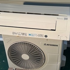 エアコン 三菱 2.2kw SRK-22TS-W 2015年製 動作良好 リモコン付き