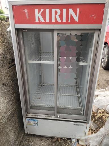 冷蔵庫ショーケース　昭和レトロ　キリン