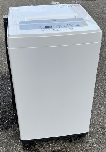 【RKGSE-891】特価！アイリスオーヤマ/5kg/全自動洗濯機/IAW-T502E/中古難あり/2021年製/当社より近隣地域無料配達