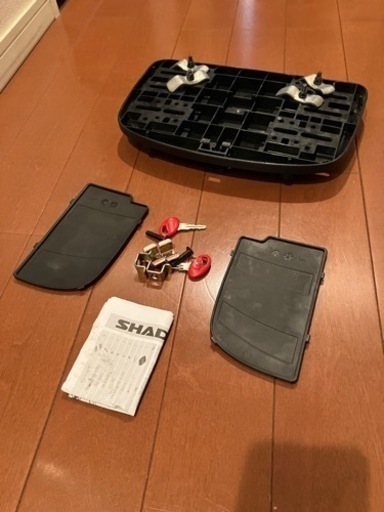 SHADシャッドSH40トップケースリアボックス無塗装ブラック
