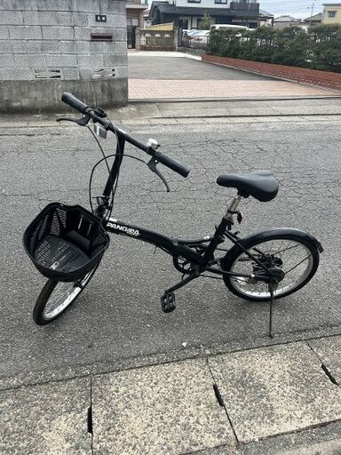 PANGAEA パンゲア 折りたたみ自転車 ブラック 黒 ギヤ付き 20インチ