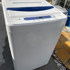 【受け渡し先決定】ヤマダ電機洗濯機5.0Kg【風乾燥付/2014年製】