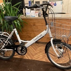 前後タイヤ・チューブ新品！】LEDダイナモ 6段変速 20インチミニベロ 