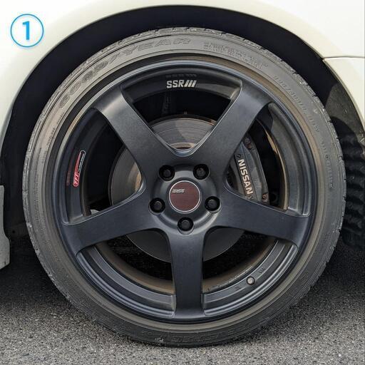 SSR GTV01 タイヤ付きホイール 18インチ 5h114.3 ✕4本