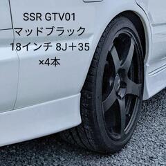 SSR GTV01 タイヤ付きホイール 18インチ 5h114....