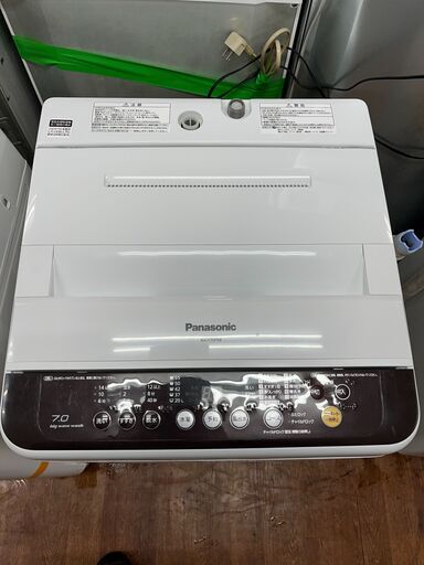 【リサイクルショップどりーむ天保山店】●5992●　洗濯機　Panasonic　7.0kg NA‐F70PB8　2015年製