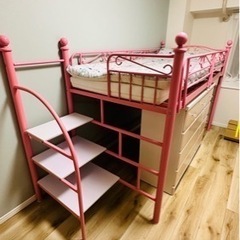美品】ロフトベッド 引き取り限定
