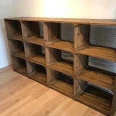 在庫限り！　クラッシュゲート　オープンシェルフ　棚　おしゃれ