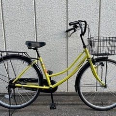【交渉中のため一旦受け付け終了】ほぼ新品 シティーサイクル 自転...
