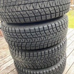 中古】バリ山！ブリジストンスタッドレスタイヤホイール225/70R16