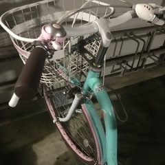 女児用22インチ自転車譲ります