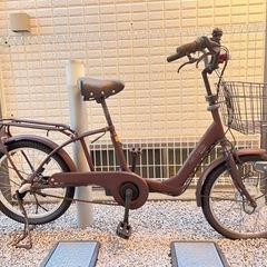 【無料お譲り】アシスト自転車 Petit Chasse🚲鍵無しパンク
