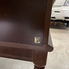 飛騨家具 キツツキ 飾り棚 アンティーク キャビネット ガラスケース 