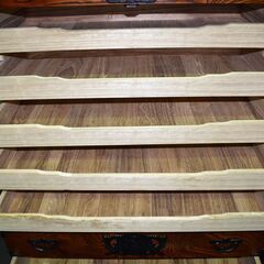 【ヤ取終了3/31】≪zy868≫美品 岩屋堂箪笥 最高級 着物箪笥/和箪笥 3分割 鍵付き/観音開き 漆塗り ケヤキ 南部鉄器飾 41217-02