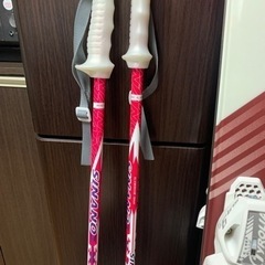 【美品】スキーセット(レディース):ブーツ、スキー板、ストック、布バック