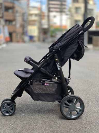Joie ベビーカー ライトトラックス クッション付 （デニム