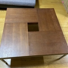 アジアンテイスト 木製テーブル ロータイプ