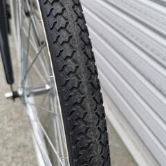 ☆前後タイヤ新古品☆ 24インチ 子供用クロスバイク 防犯登録料込