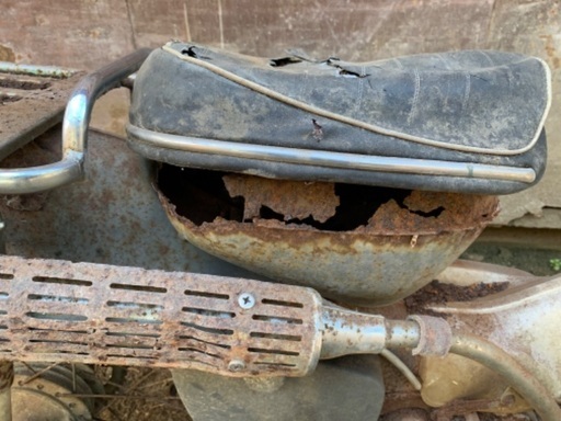 1968 CT50 ハンターカブ キック不可 茨城県常陸太田市 かがくの里付近