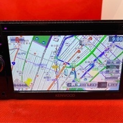 KENWOOD 簡単操作　MDV-333 TV&DVD走行中視聴OK フルセット　て-9