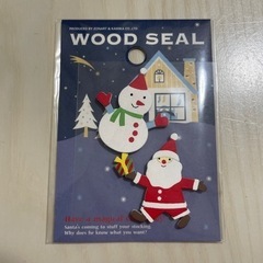 【新品】wood seal ウッドシール サンタ&スノーマン