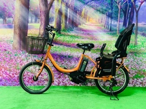 ❷ 4660子供乗せ電動自転車ヤマハ新品20インチ良好バッテリー