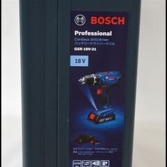 未開封 ボッシュ 18V GSR18V-21 コードレスドライバードリル (2.0Ah バッテリー2個) BOSCH 
