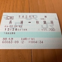 JR回数券（4枚）4680円乗車券