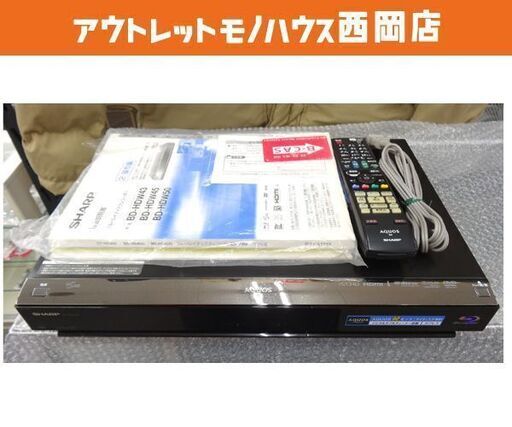 シャープ ブルーレイレコーダー 320GB 2009年製 BD-HDW43 2番組同時録画 SHARP AQUOS 西岡店