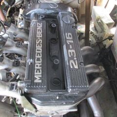 ベンツ190E-23-16Vコスワースエンジン販売―付属部品付き