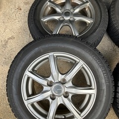 スタッドレス・アルミセット　バリ山　175/65R14 ヴィッツ　フィット　マーチ　デミオ　コルト　コンパクト全般