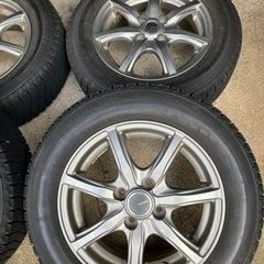 スタッドレス・アルミセット　バリ山　175/65R14 ヴィッツ　フィット　マーチ　デミオ　コルト　コンパクト全般